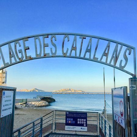 Vue Mer Plage Catalans Vieux Port Clim - 2 Chambres Marseille Exteriör bild