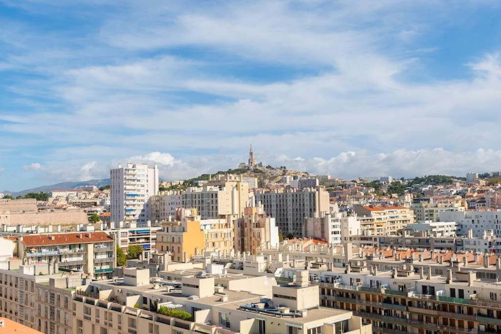 Vue Mer Plage Catalans Vieux Port Clim - 2 Chambres Marseille Exteriör bild