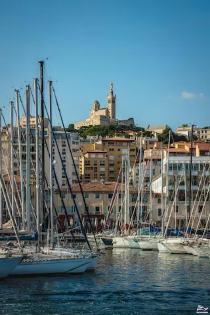 Vue Mer Plage Catalans Vieux Port Clim - 2 Chambres Marseille Exteriör bild